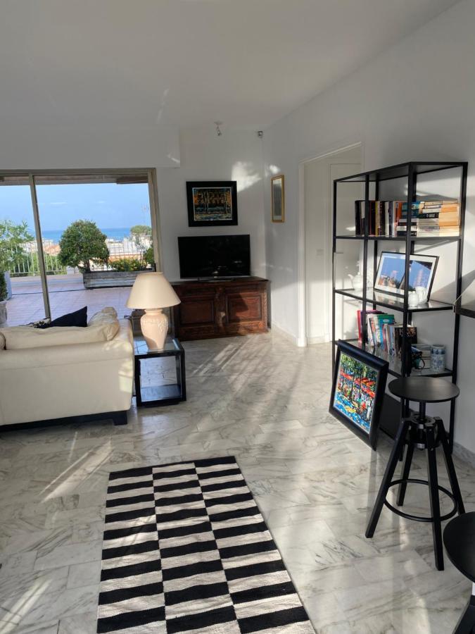 Apartament Panoramic Sea View Penthouse With Jacuzzi And 450 Sqm Terrace Antibes Zewnętrze zdjęcie