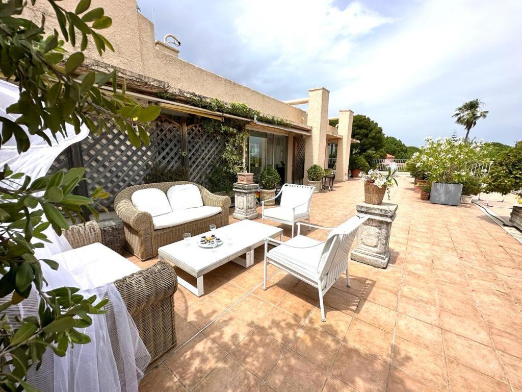 Apartament Panoramic Sea View Penthouse With Jacuzzi And 450 Sqm Terrace Antibes Zewnętrze zdjęcie